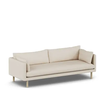 Linnevik sofa - Same Beige 6670-dąb olejowany na biało, 4-osobowa - 1898