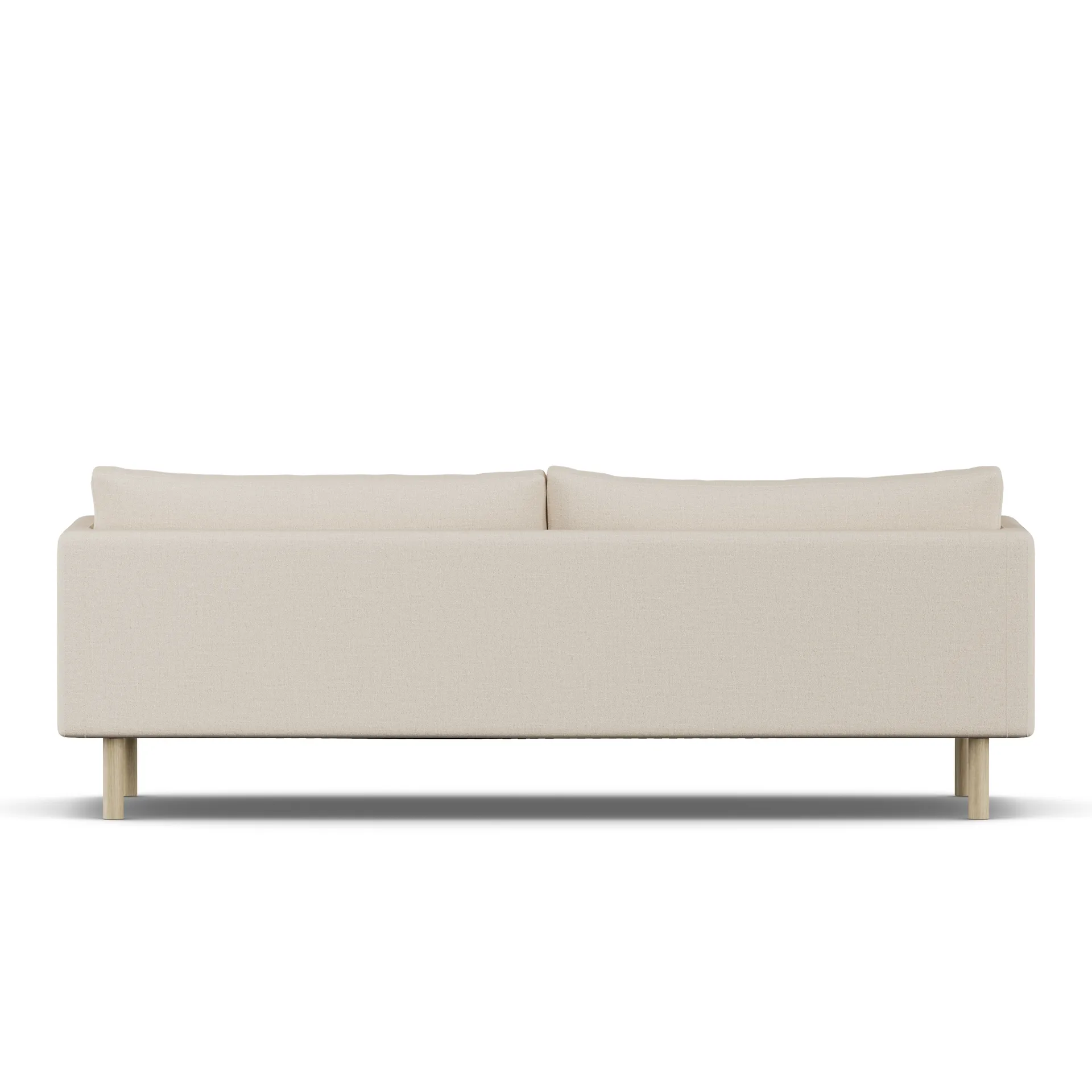 Linnevik sofa, Same Beige 6670-dąb olejowany na biało, 4-osobowa 1898