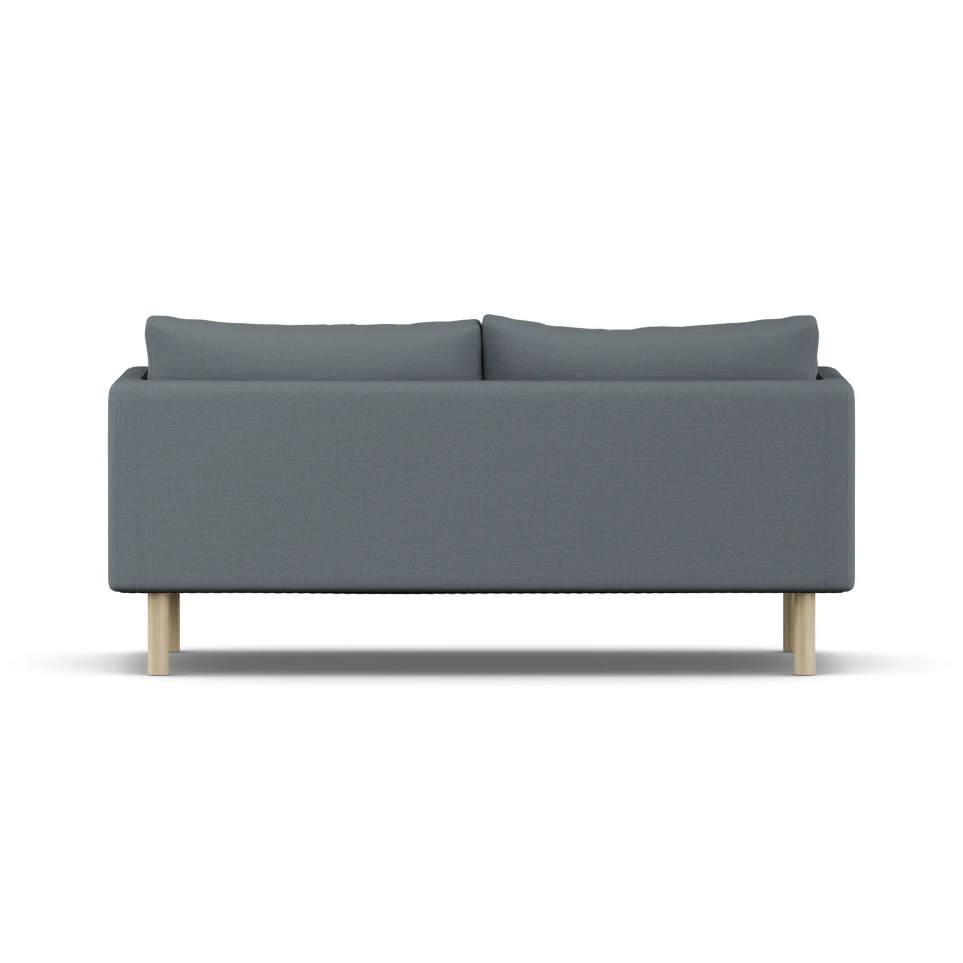 Linnevik sofa, Same Blue 6678-dąb olejowany na biało, 2-osobowa, bez falbany 1898