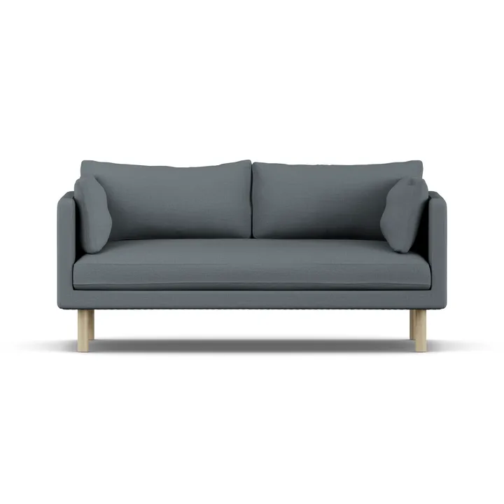 Linnevik sofa - Same Blue 6678-dąb olejowany na biało, 2-osobowa - 1898