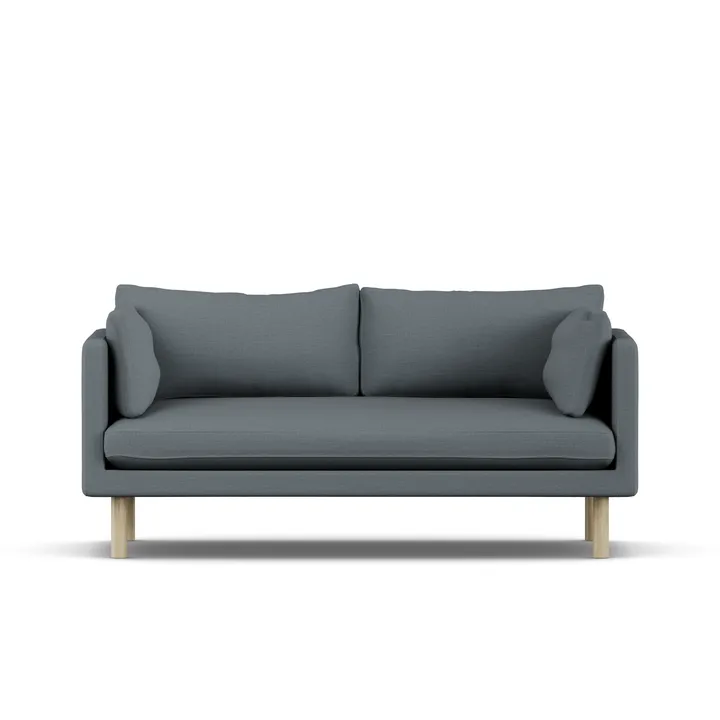 Linnevik sofa - Same Blue 6678-dąb olejowany na biało, 2-osobowa - 1898