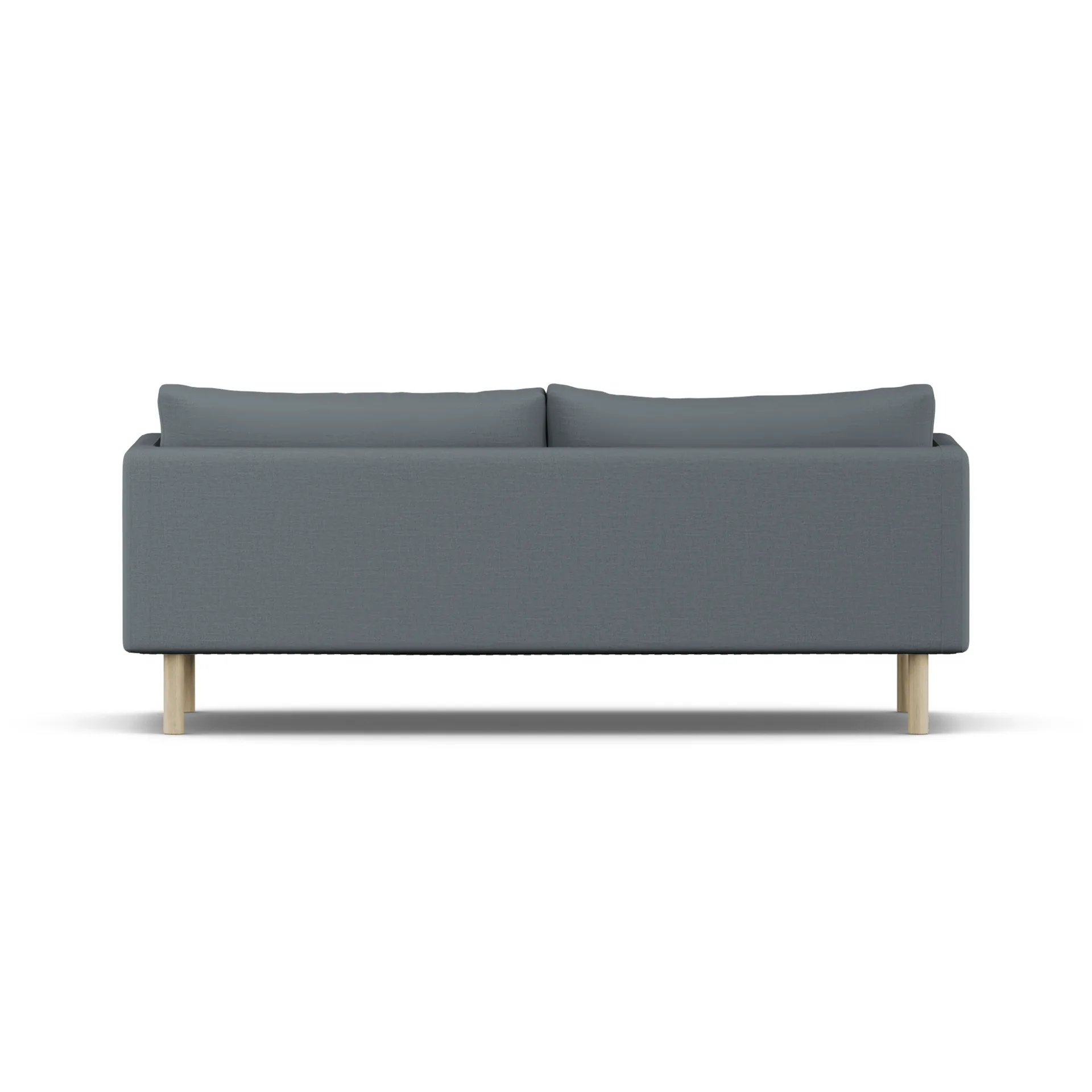 Linnevik sofa, Same Blue 6678-dąb olejowany na biało, 3-osobowa, bez falbany 1898
