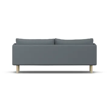 Linnevik sofa - Same Blue 6678-dąb olejowany na biało, 3-osobowa, bez falbany - 1898