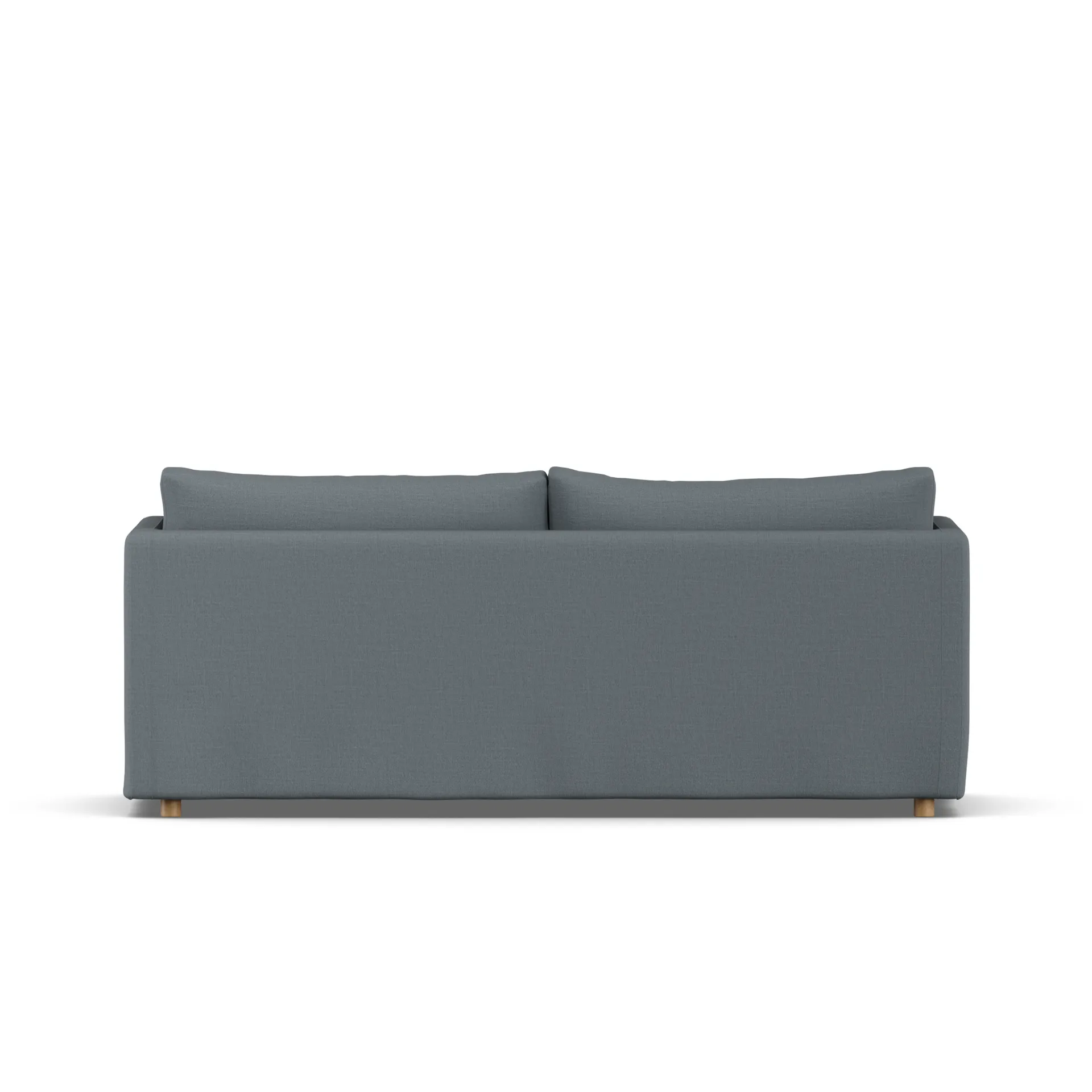 Linnevik sofa, Same Blue 6678-dąb olejowany na biało, 3-osobowa, z falbaną 1898