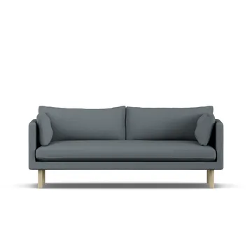 Linnevik sofa - Same Blue 6678-dąb olejowany na biało, 3-osobowa - 1898