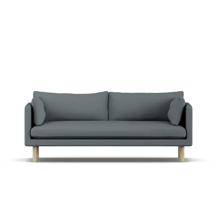 Linnevik sofa - Same Blue 6678-dąb olejowany na biało, 3-osobowa - 1898