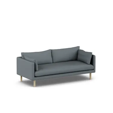 Linnevik sofa - Same Blue 6678-dąb olejowany na biało, 3-osobowa - 1898