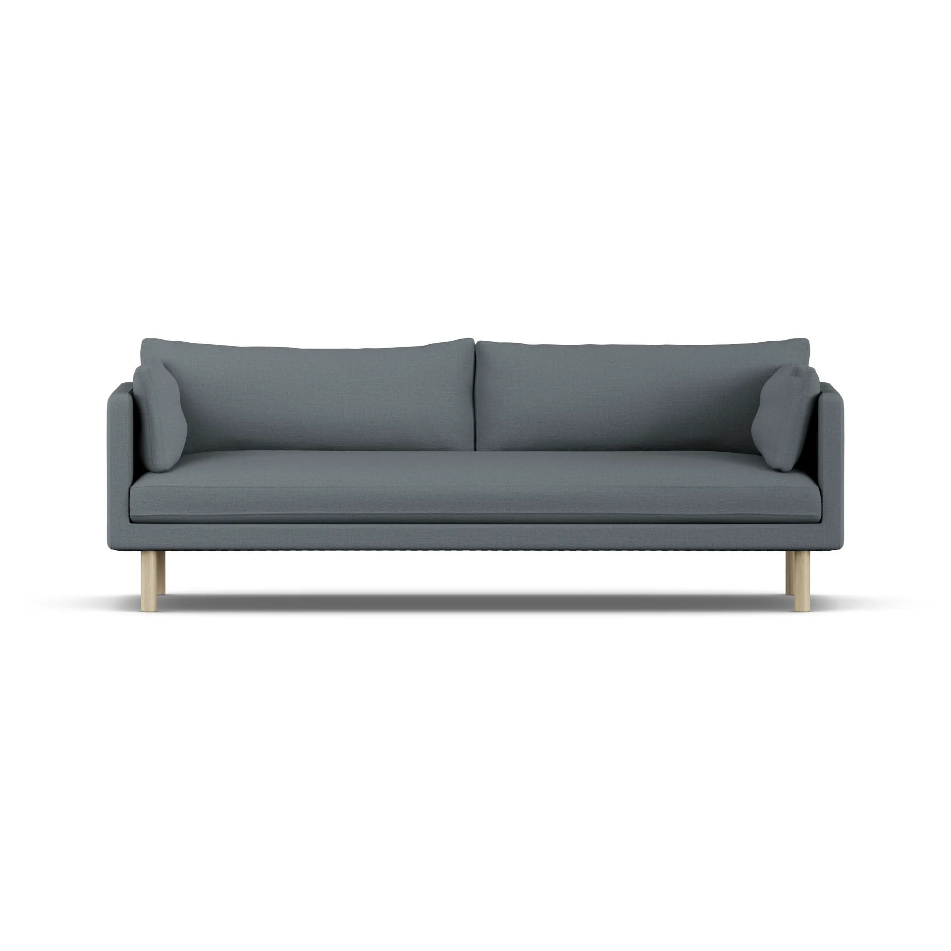Linnevik sofa, Same Blue 6678-dąb olejowany na biało, 4-osobowa, bez falbany 1898