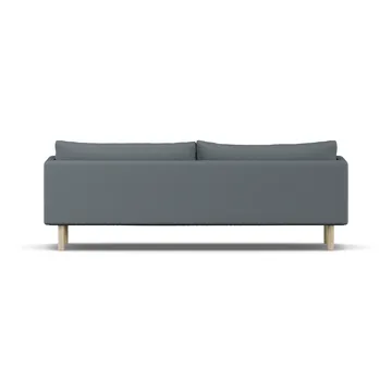 Linnevik sofa - Same Blue 6678-dąb olejowany na biało, 4-osobowa, bez falbany - 1898