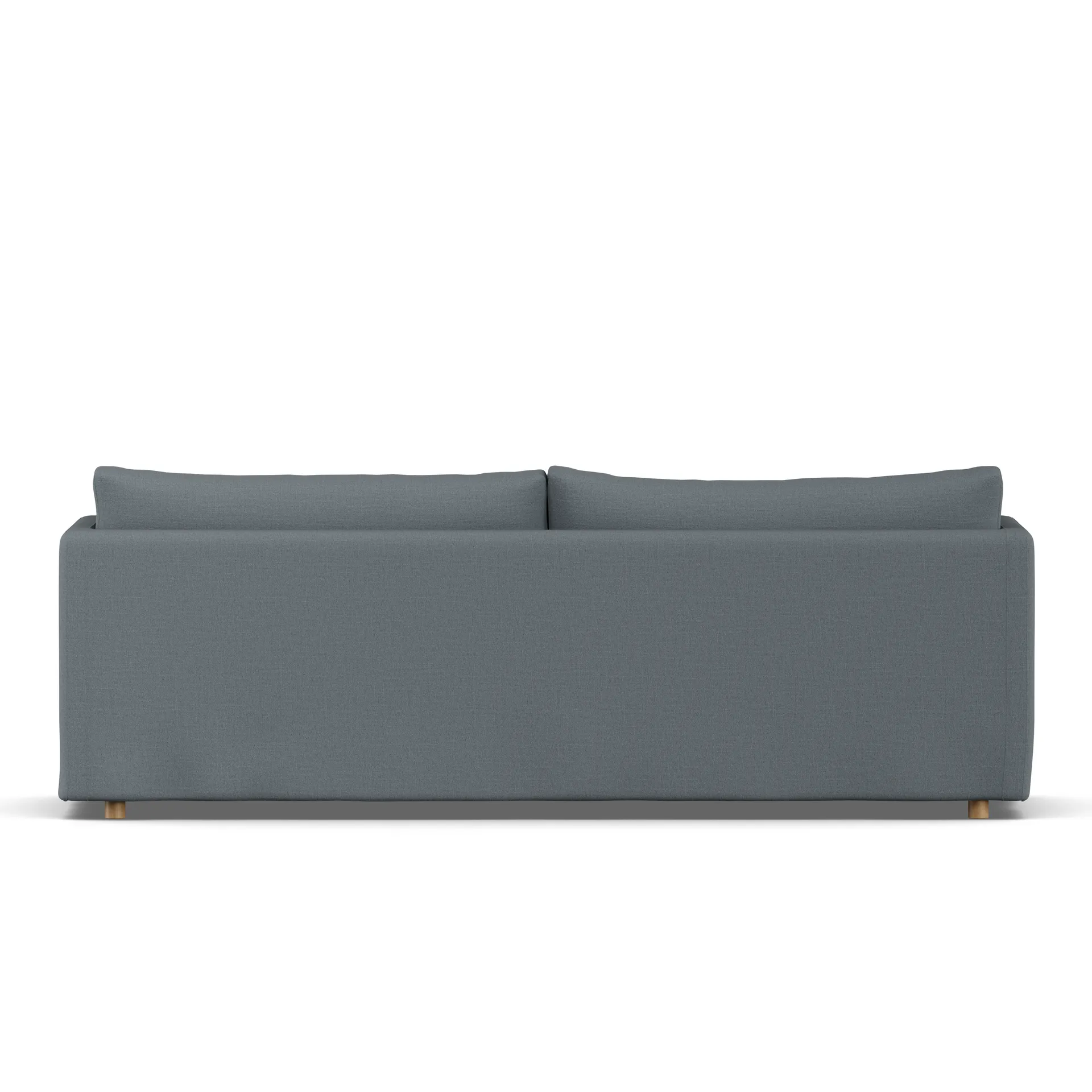 Linnevik sofa, Same Blue 6678-dąb olejowany na biało, 4-osobowa, z falbaną 1898
