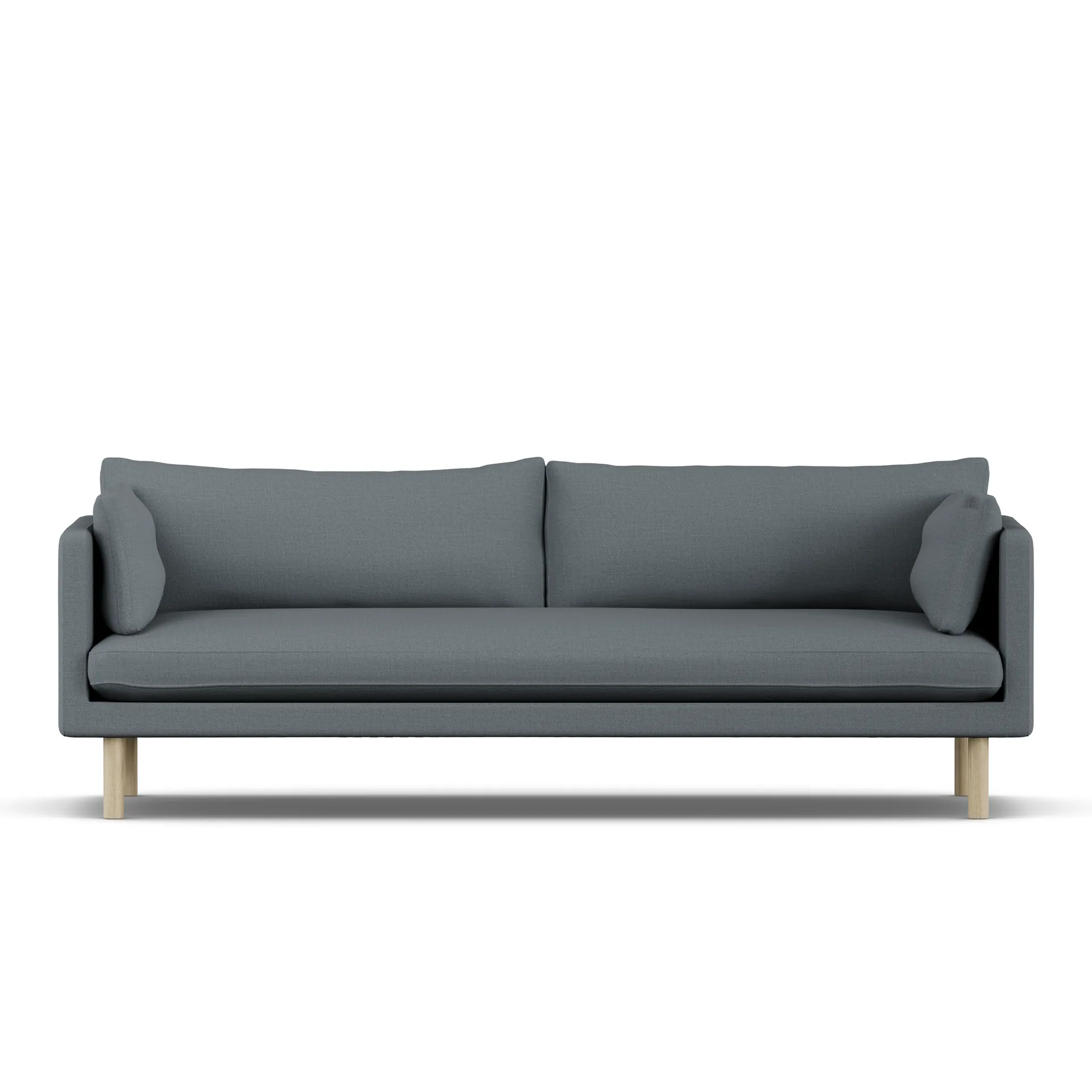 Linnevik sofa, Same Blue 6678-dąb olejowany na biało, 4-osobowa 1898