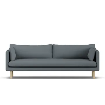 Linnevik sofa - Same Blue 6678-dąb olejowany na biało, 4-osobowa - 1898