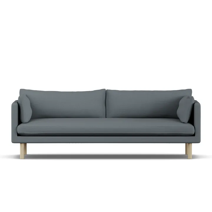 Linnevik sofa - Same Blue 6678-dąb olejowany na biało, 4-osobowa - 1898