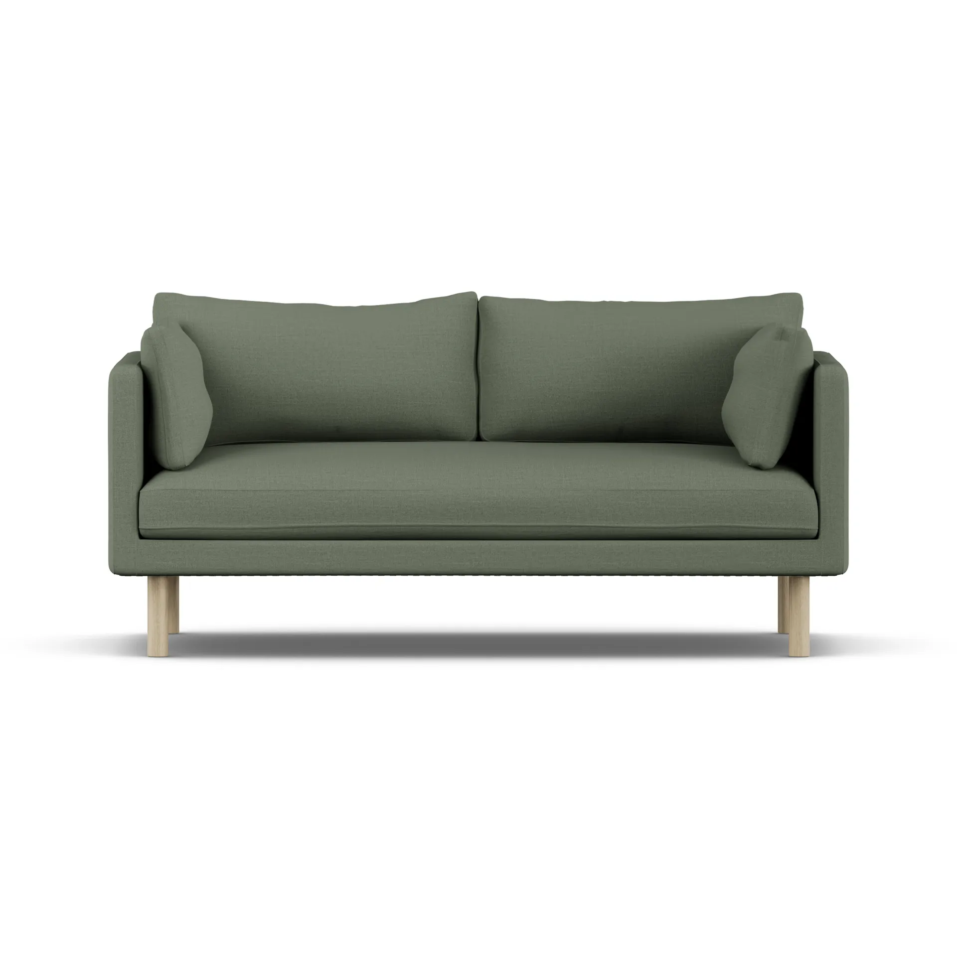 Linnevik sofa, Same Forest 6677-dąb olejowany na biało, 2-osobowa, bez falbany 1898