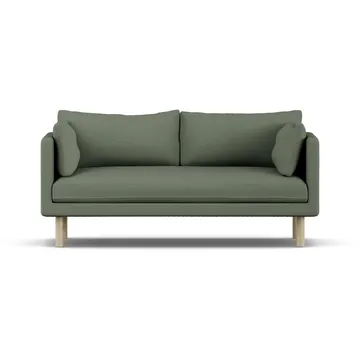 Linnevik sofa - Same Forest 6677-dąb olejowany na biało, 2-osobowa, bez falbany - 1898