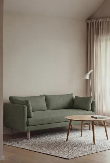Linnevik sofa - Same Forest 6677-dąb olejowany na biało, 2-osobowa, bez falbany - 1898