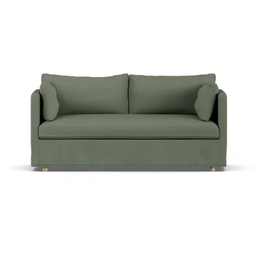 Linnevik sofa - Same Forest 6677-dąb olejowany na biało, 2-osobowa, z falbaną - 1898