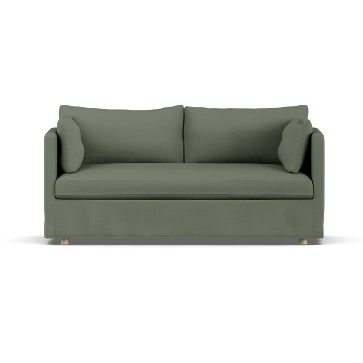 Linnevik sofa - Same Forest 6677-dąb olejowany na biało, 2-osobowa, z falbaną - 1898