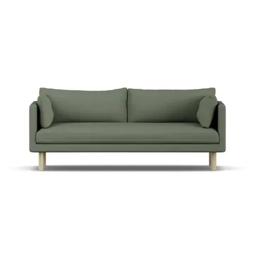 Linnevik sofa - Same Forest 6677-dąb olejowany na biało, 3-osobowa, bez falbany - 1898