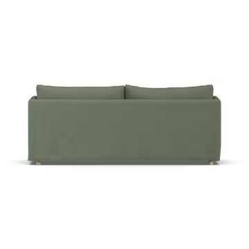 Linnevik sofa - Same Forest 6677-dąb olejowany na biało, 3-osobowa, z falbaną - 1898
