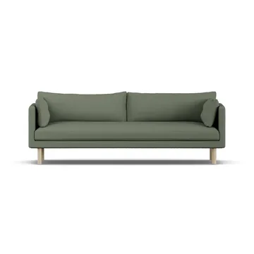 Linnevik sofa - Same Forest 6677-dąb olejowany na biało, 4-osobowa, bez falbany - 1898
