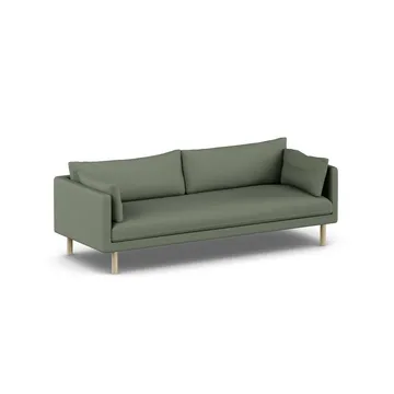Linnevik sofa - Same Forest 6677-dąb olejowany na biało, 4-osobowa, bez falbany - 1898