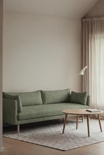 Linnevik sofa - Same Forest 6677-dąb olejowany na biało, 4-osobowa, bez falbany - 1898