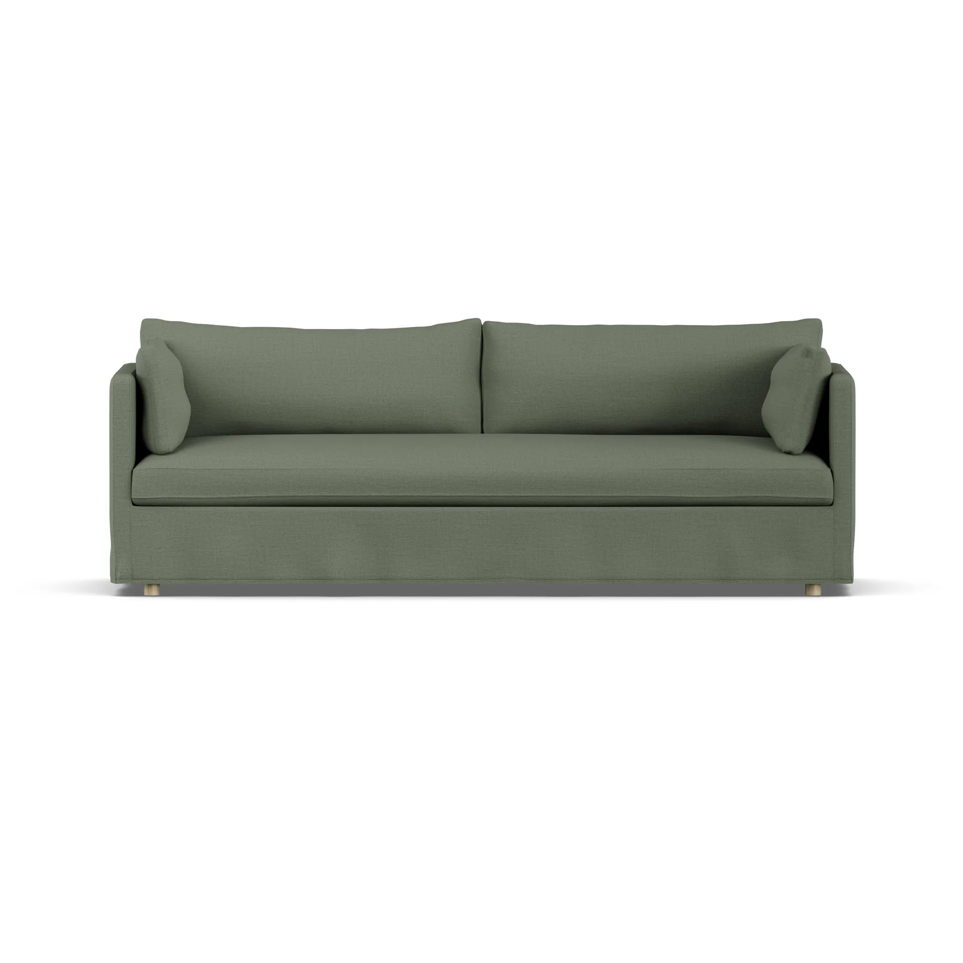 Linnevik sofa, Same Forest 6677-dąb olejowany na biało, 4-osobowa, z falbaną 1898