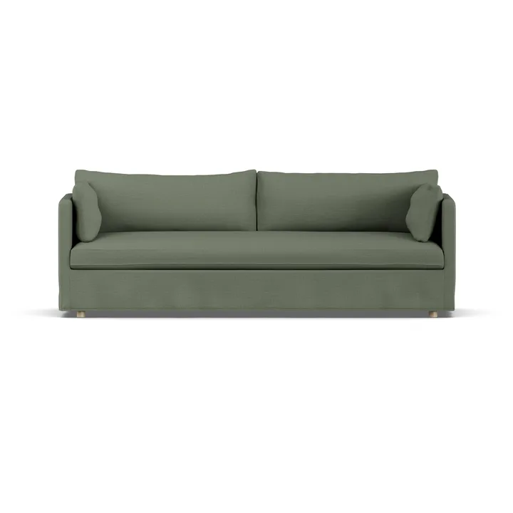Linnevik sofa - Same Forest 6677-dąb olejowany na biało, 4-osobowa, z falbaną - 1898