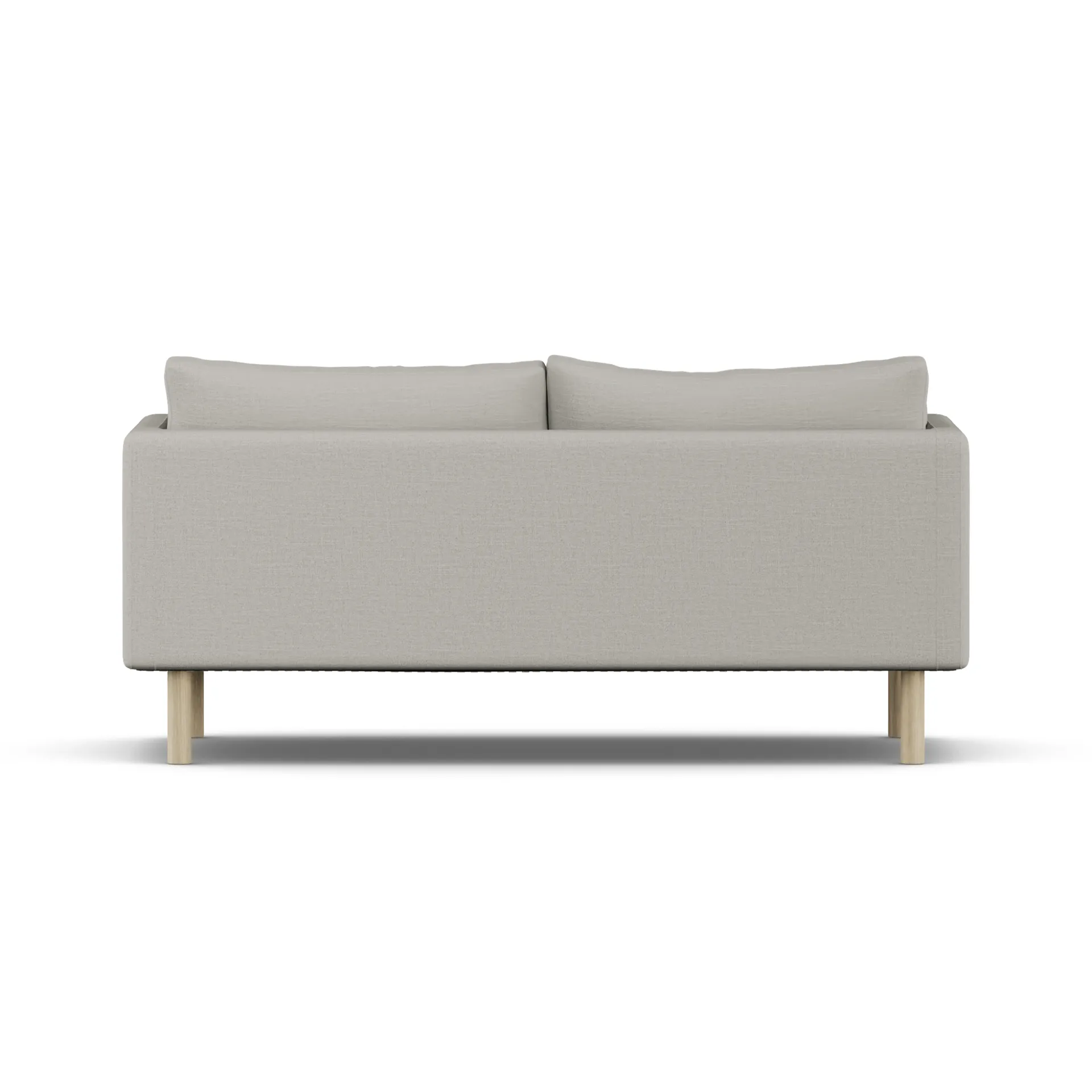 Linnevik sofa, Same Grey 6673-dąb olejowany na biało, 2-osobowa, bez falbany 1898