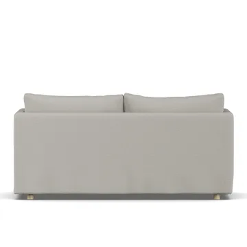 Linnevik sofa - Same Grey 6673-dąb olejowany na biało, 2-osobowa, z falbaną - 1898