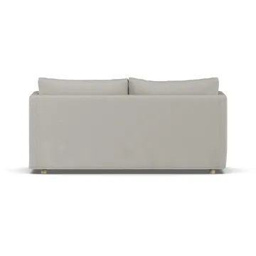 Linnevik sofa - Same Grey 6673-dąb olejowany na biało, 2-osobowa, z falbaną - 1898