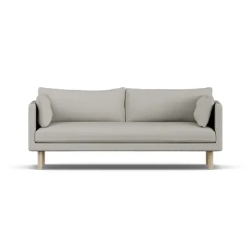 Linnevik sofa - Same Grey 6673-dąb olejowany na biało, 3-osobowa, bez falbany - 1898