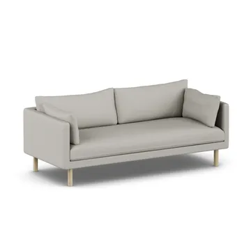 Linnevik sofa - Same Grey 6673-dąb olejowany na biało, 3-osobowa, bez falbany - 1898