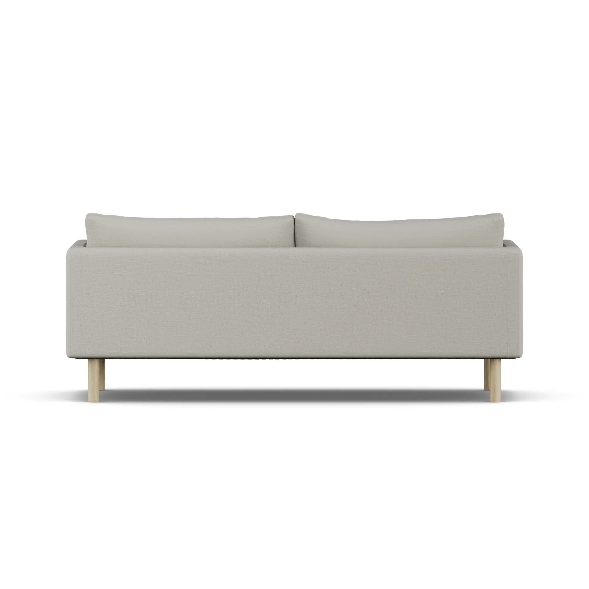 Linnevik sofa, Same Grey 6673-dąb olejowany na biało, 3-osobowa, bez falbany 1898