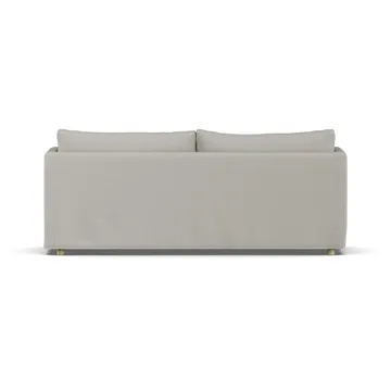 Linnevik sofa - Same Grey 6673-dąb olejowany na biało, 3-osobowa, z falbaną - 1898