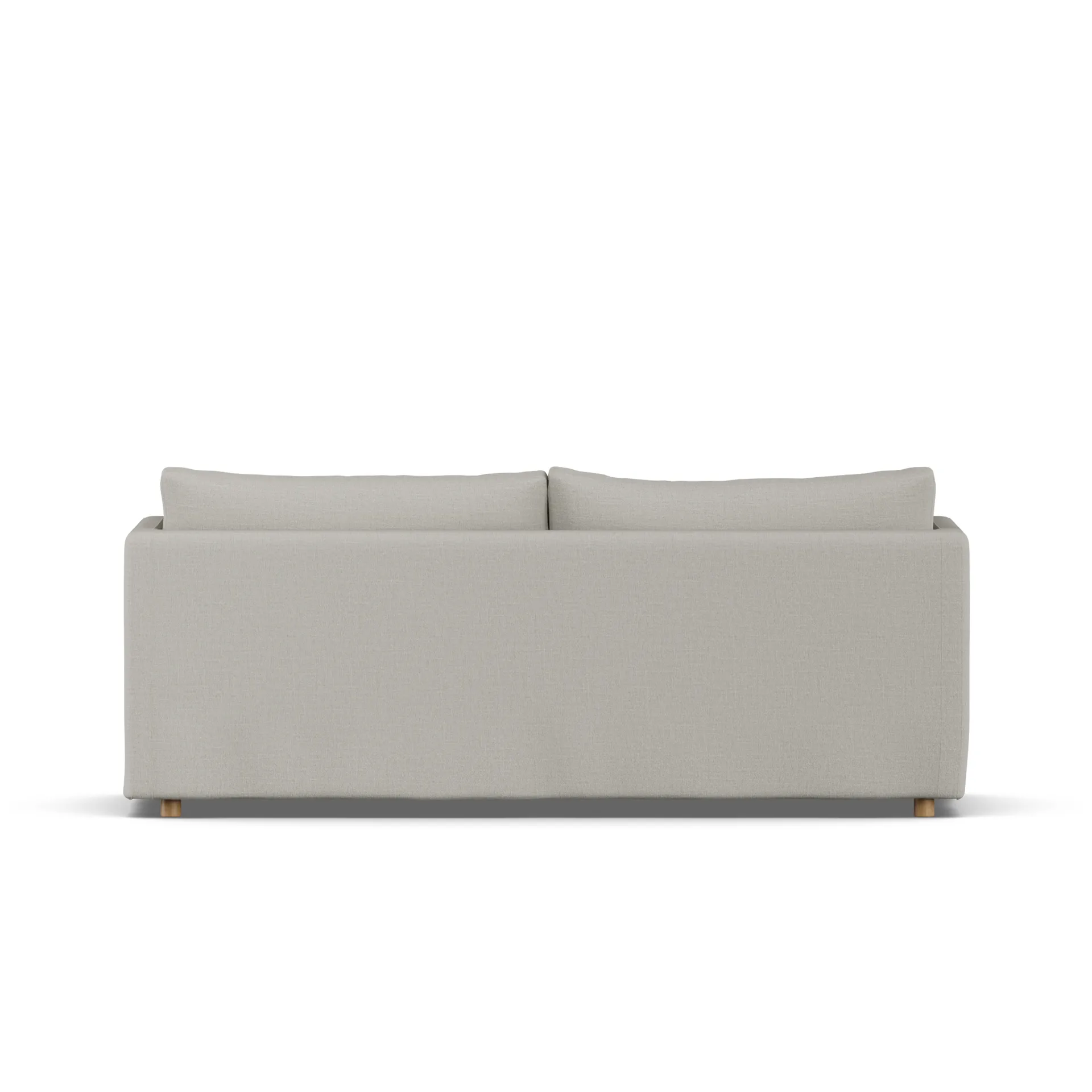 Linnevik sofa, Same Grey 6673-dąb olejowany na biało, 3-osobowa, z falbaną 1898