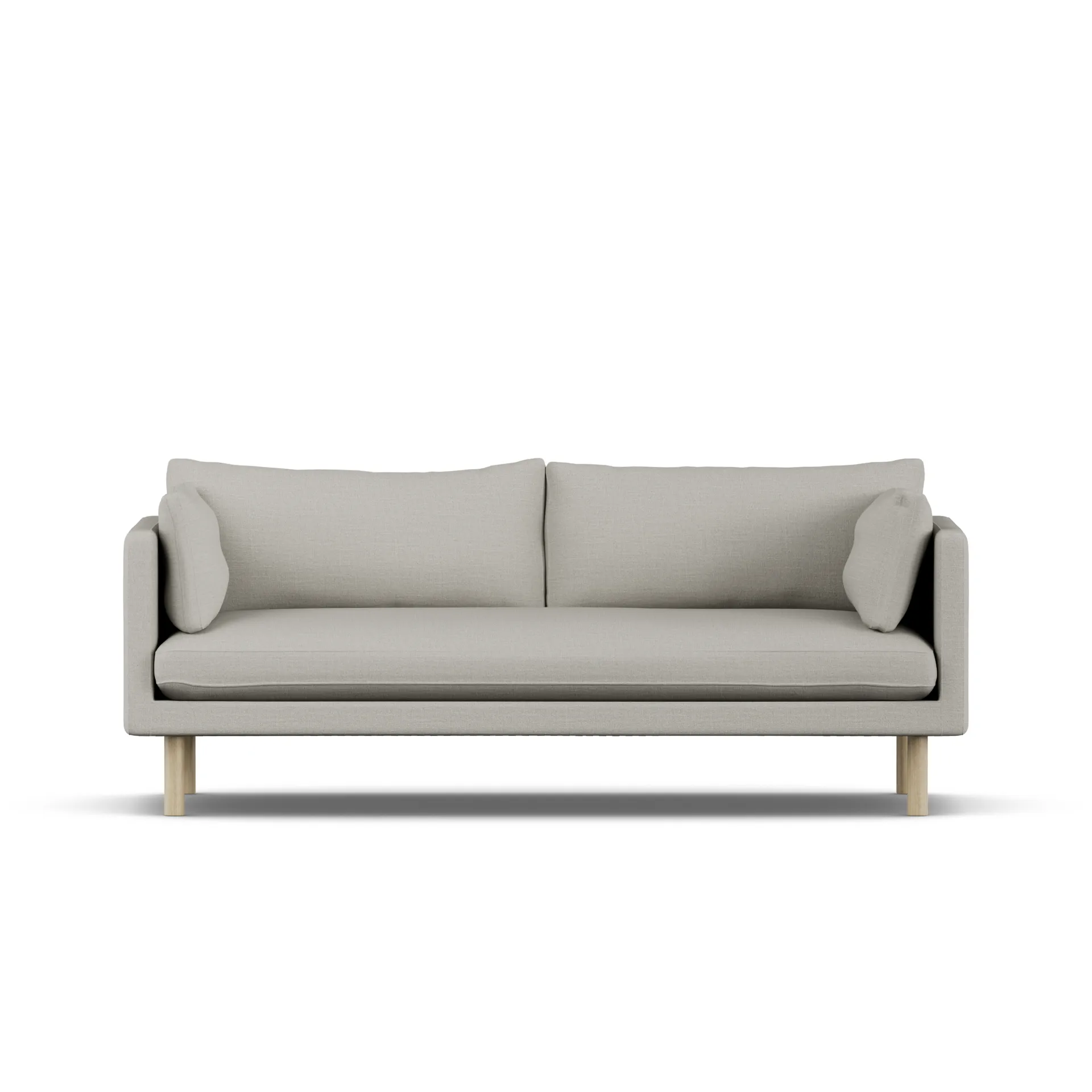 Linnevik sofa, Same Grey 6673-dąb olejowany na biało, 3-osobowa 1898