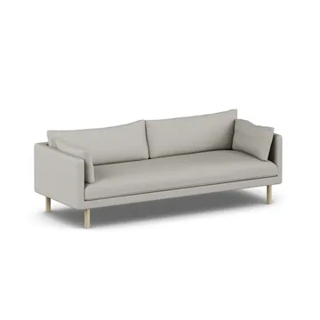 Linnevik sofa - Same Grey 6673-dąb olejowany na biało, 4-osobowa, bez falbany - 1898