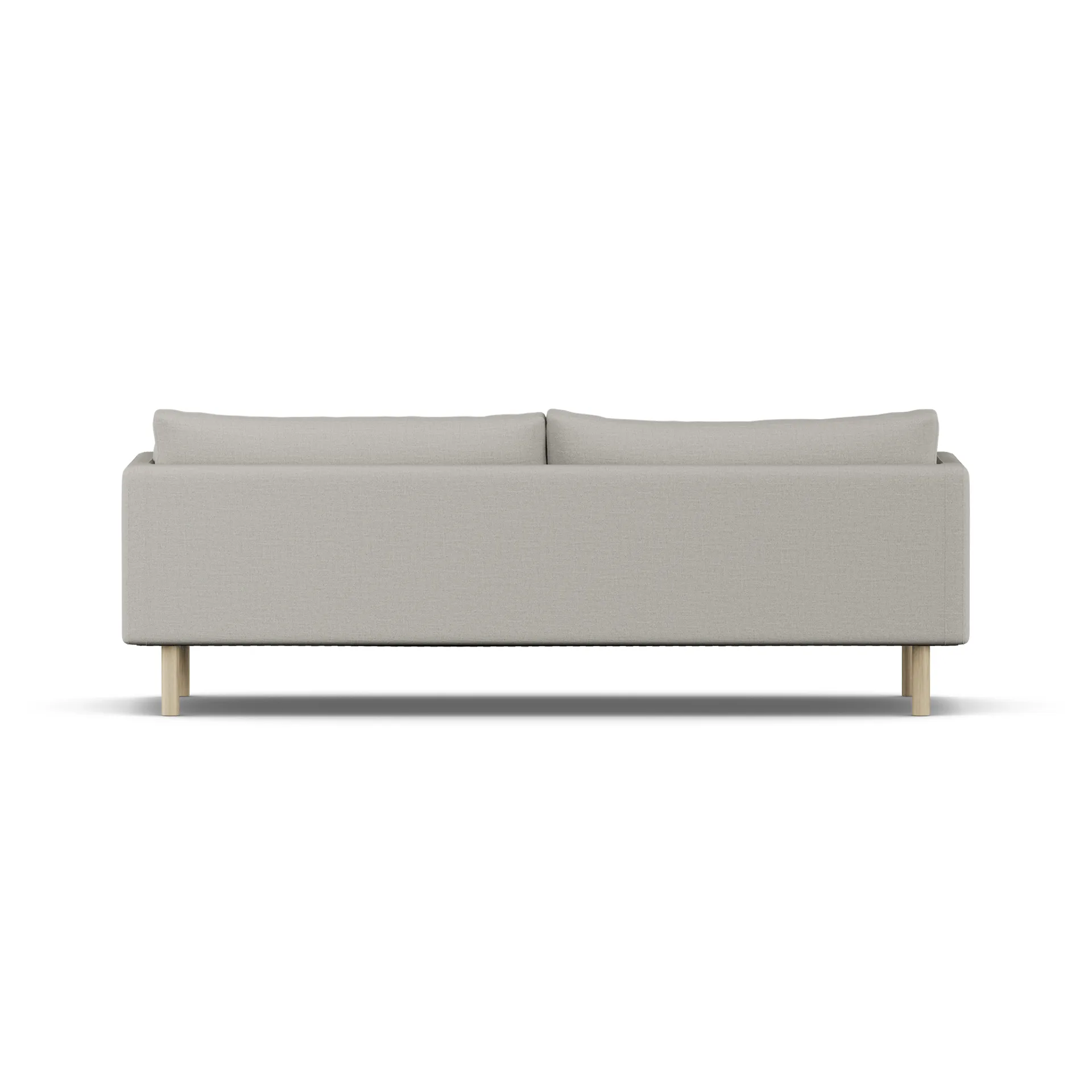 Linnevik sofa, Same Grey 6673-dąb olejowany na biało, 4-osobowa, bez falbany 1898