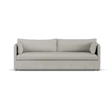 Linnevik sofa - Same Grey 6673-dąb olejowany na biało, 4-osobowa, z falbaną - 1898