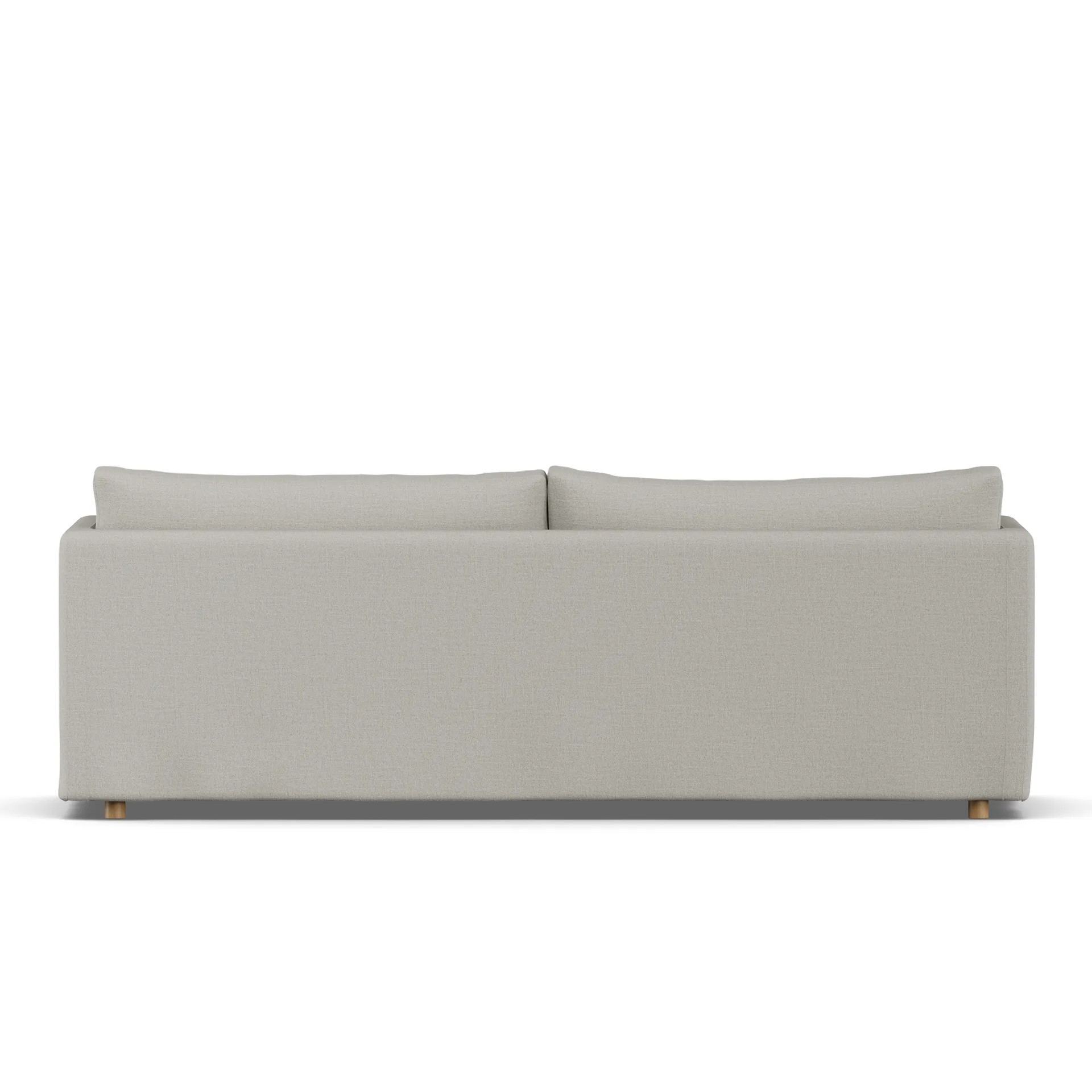 Linnevik sofa, Same Grey 6673-dąb olejowany na biało, 4-osobowa, z falbaną 1898