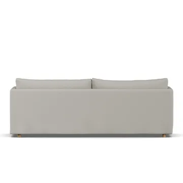 Linnevik sofa - Same Grey 6673-dąb olejowany na biało, 4-osobowa, z falbaną - 1898