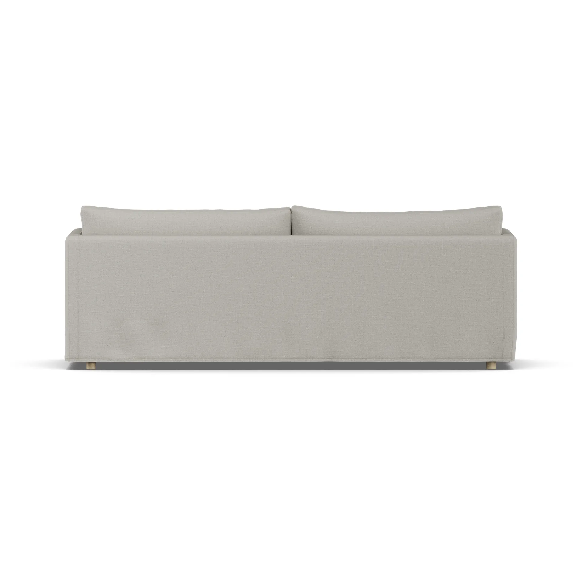 Linnevik sofa, Same Grey 6673-dąb olejowany na biało, 4-osobowa, z falbaną 1898
