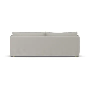 Linnevik sofa - Same Grey 6673-dąb olejowany na biało, 4-osobowa, z falbaną - 1898