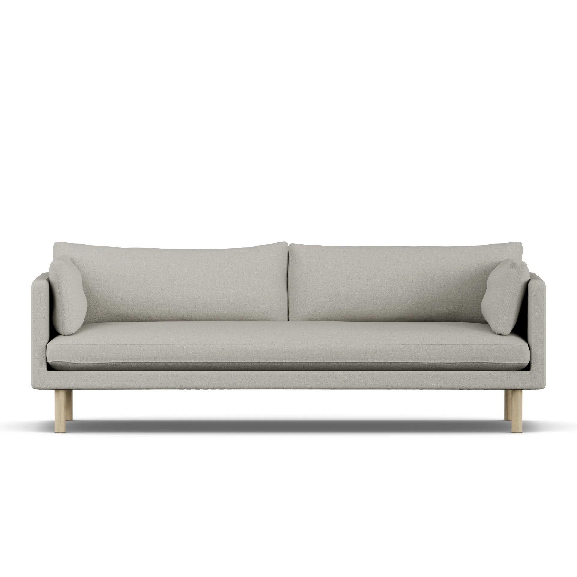Linnevik sofa, Same Grey 6673-dąb olejowany na biało, 4-osobowa 1898