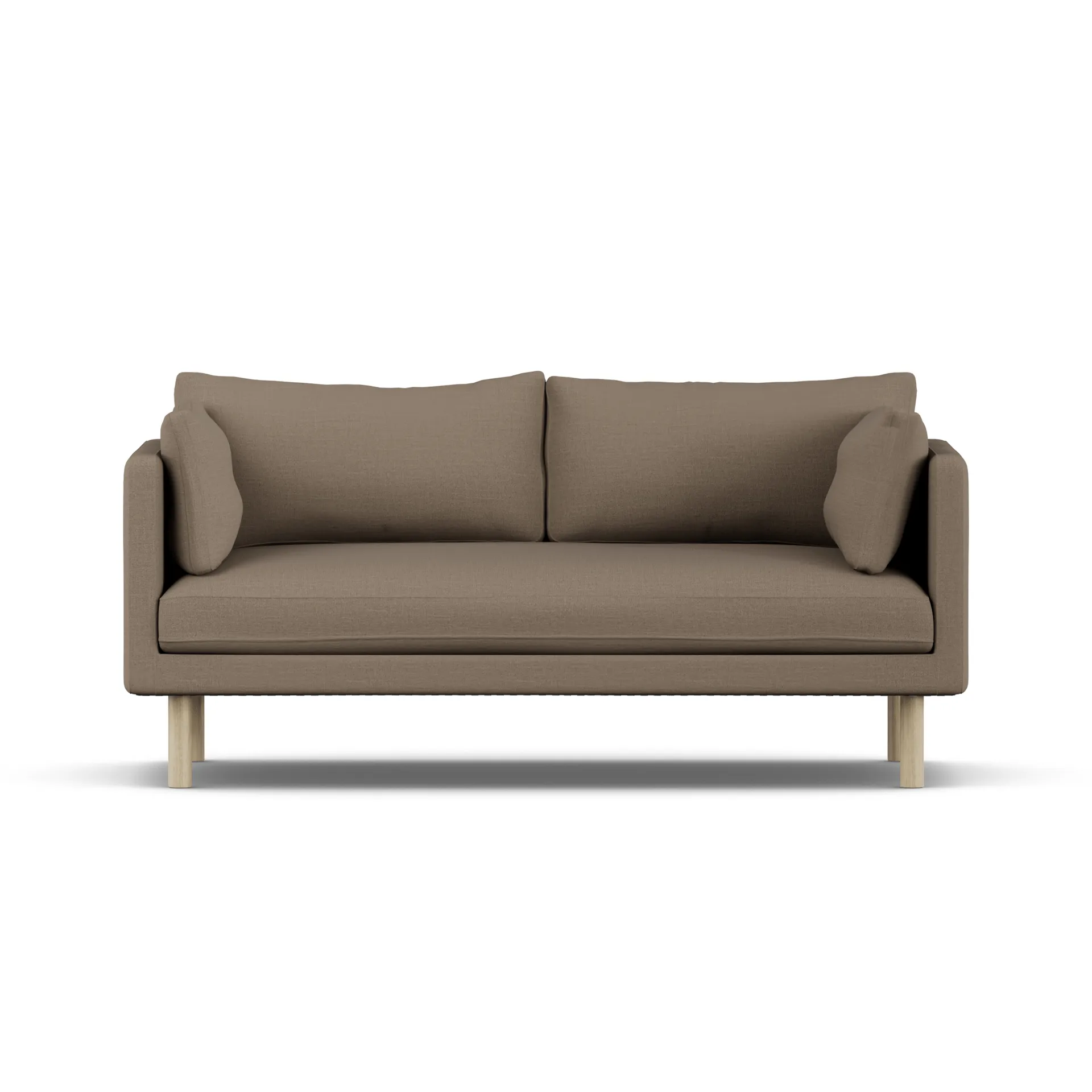 Linnevik sofa, Same Mole 6674-dąb olejowany na biało, 2-osobowa, bez falbany 1898