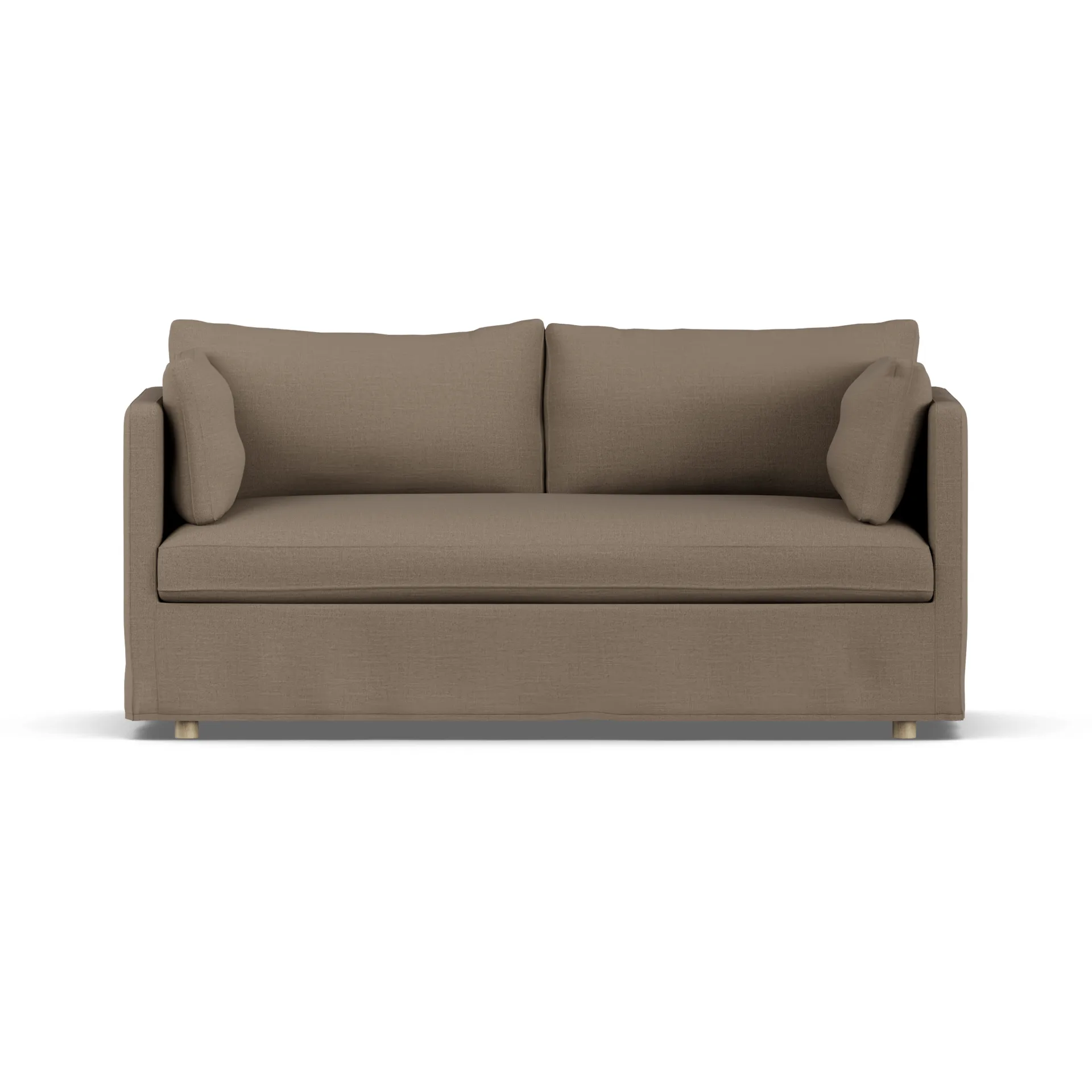 Linnevik sofa, Same Mole 6674-dąb olejowany na biało, 2-osobowa, z falbaną 1898