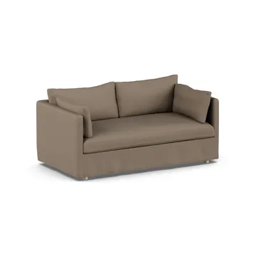 Linnevik sofa - Same Mole 6674-dąb olejowany na biało, 2-osobowa, z falbaną - 1898