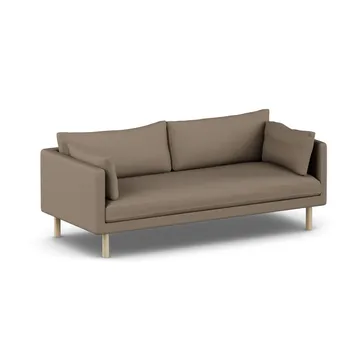 Linnevik sofa - Same Mole 6674-dąb olejowany na biało, 3-osobowa, bez falbany - 1898